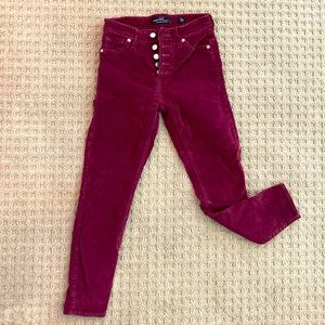 Lucky Brand skinny corduroys